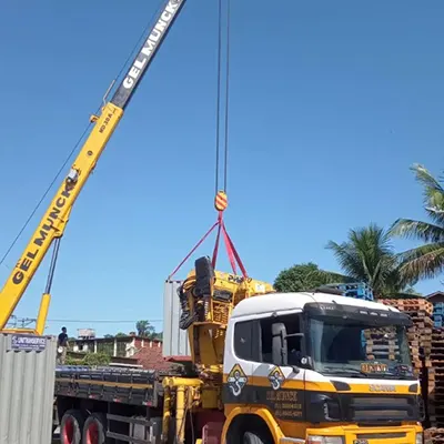 Transporte com Caminhão Munck Rio de Janeiro RJ